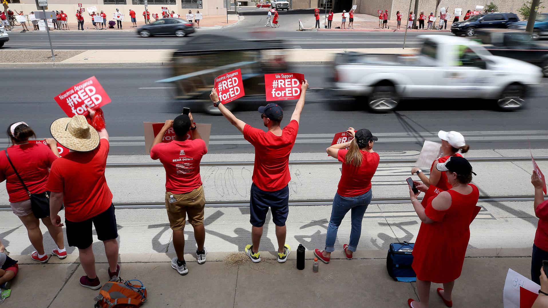 With the November election fast approaching, Tucsonans support #RedForEd, poll finds